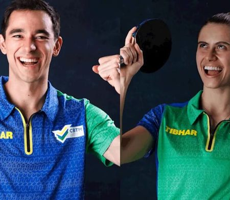 Calderano e Bruna vencem na estreia no WTT Champions Frankfurt