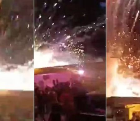 Durante show de abertura do Natal, fogos atingem público no RS