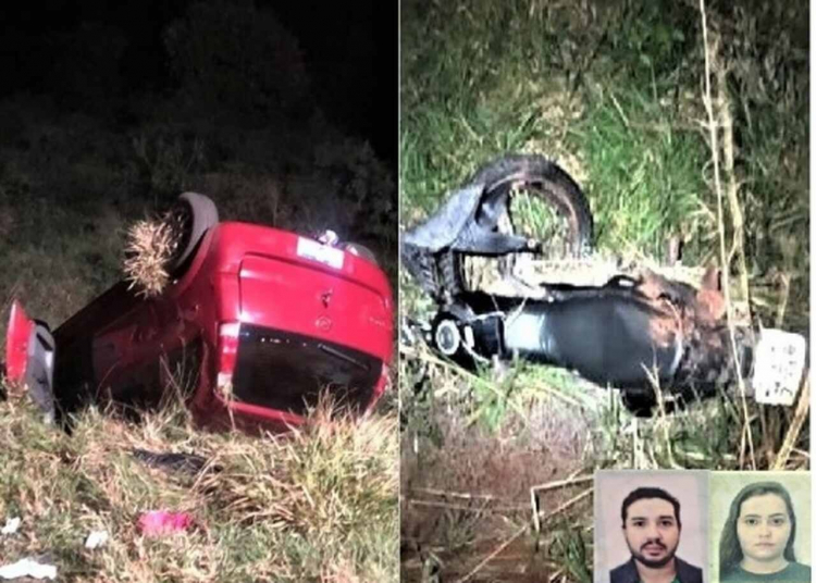 Acidente Entre Carro E Moto Mata Casal E A Mulher Tem O Corpo