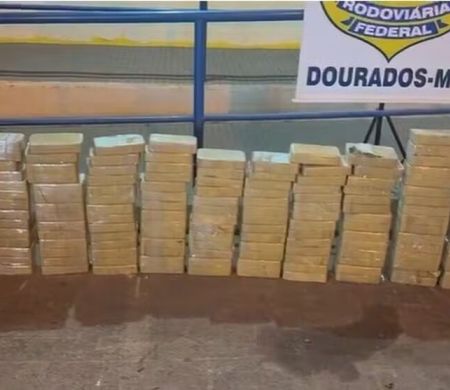 Cocaína escondida em carga de erva-mate leva três para a cadeia durante operação da PRF