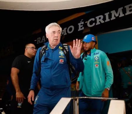 Seleção chega ao Equador para estreia de Ancelotti pelas Eliminatórias