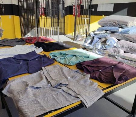 Confeccionadas por detentos, roupas de inverno vão para o São Julião