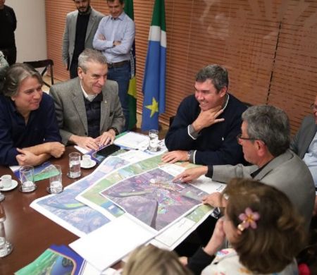 Cintra apresenta a Riedel projeto de obras de infraestrutura para Murtinho 