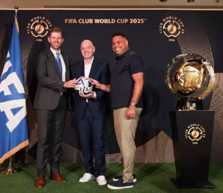 Com Ronaldo e Eric Trump, Infantino anuncia escritório na Trump Tower