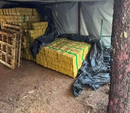 Polícia desmantela tráfico após apreensão de 8 toneladas de maconha