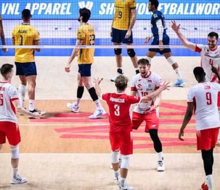 Brasil perde para a Polônia e vai disputar o bronze na VNL
