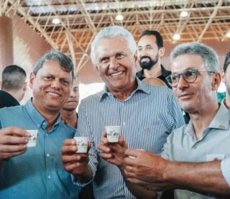 'Saímos no 1° turno, nos apoiamos no 2º, diz Caiado com Tarcísio e Zema'