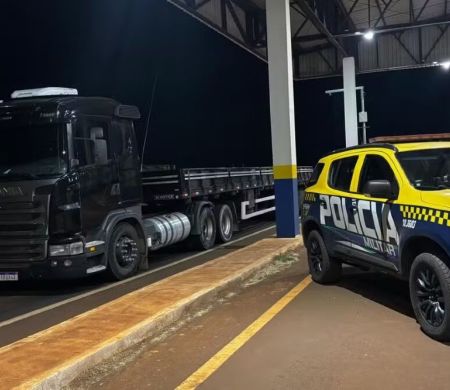 PMR prende homem com caminhão roubado em Maracaju 