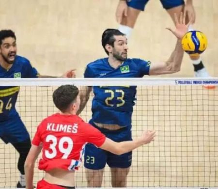 Brasil bate tchecos e encaminha classificação no Mundial de vôlei