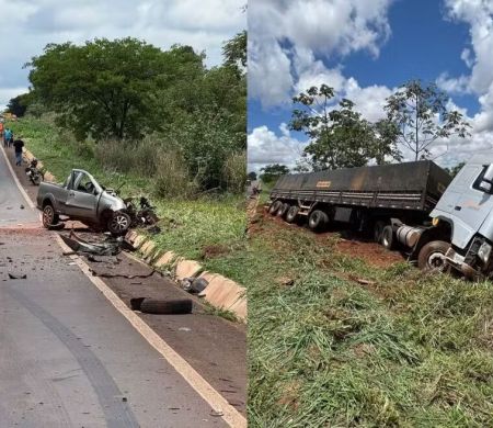Carro parte ao meio e motorista morre em colisão brutal na BR-376