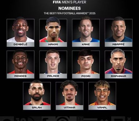 Fifa divulga lista de 11 indicados ao The Best, com Raphinha incluído