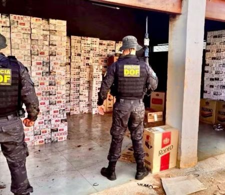 DOF intercepta carga de 280 mil cigarros contrabandeados em MS