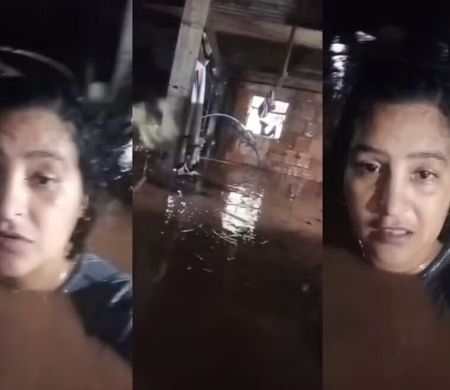 Em Corumbá, moradores ficam com “água até o pescoço” após tempestade