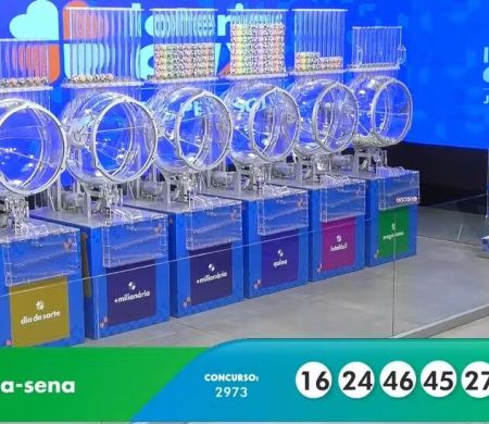 Concurso 2973 da Mega-Sena acumula e vai a R$ 72 milhões