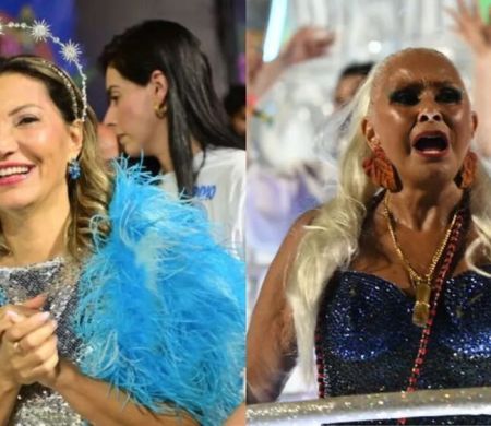 Fafá substitui Janja na Sapucaí e desfila com a Acadêmicos de Niterói&nbsp;