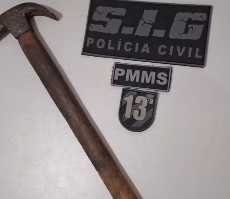 Mulher é atacada com martelo e marido acaba preso em MS