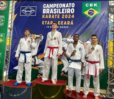 Aos 17, Carlos Andrighetto vira fenômeno do karatê e leva MS ao topo do Brasil