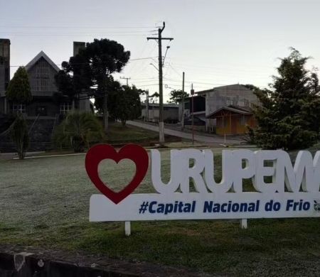 Santa Catarina tem a menor temperatura de 2026 com -3 °C em São Joaquim