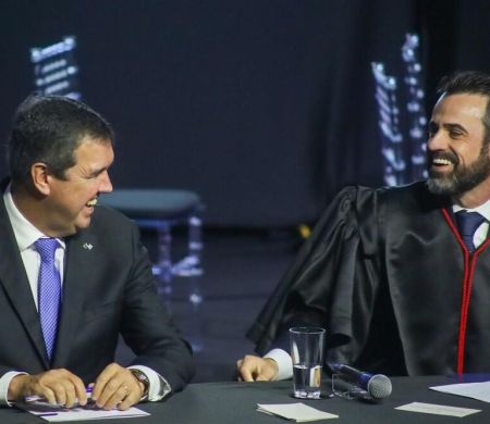 Riedel exalta Romão Milhan na recondução ao comando do Ministério Público