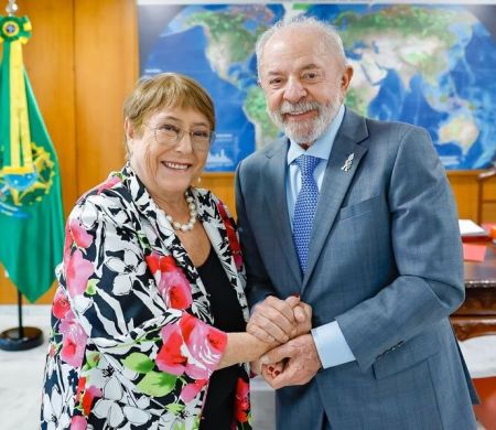 Lula recebe Michelle Bachelet e reafirma apoio para ela chefiar ONU