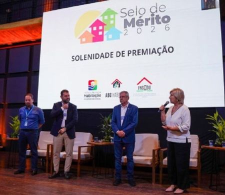 Agehab é premiada em fórum nacional inovação, marco do setor em MS&nbsp;