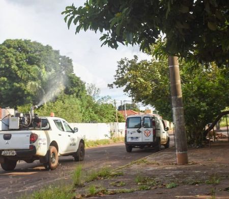 Três bairros da Capital recebem reforço do Fumacê nesta quinta