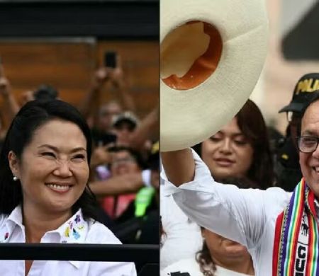 Com 94% dos votos contados, Sánchez passa à frente de Keiko Fujimori