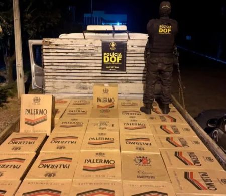 Carga milionária de cigarros contrabandeados é apreendida pelo DOF&nbsp;