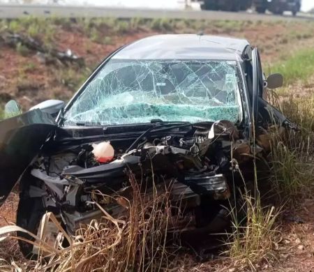 Colisão frontal na BR-158 mata duas pessoas em Aparecida do Taboado