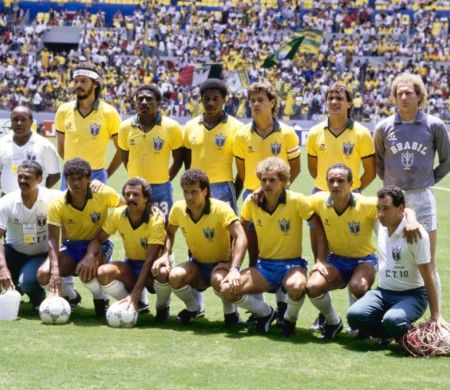 Camisa da Seleção na Copa de 86 é eleita uma das mais bonitas da história&nbsp;