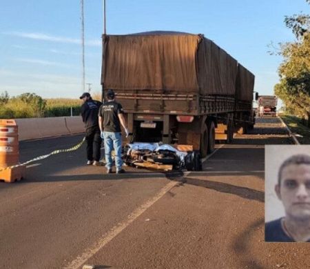 Homem morre em colisão com carreta parada na MS-156, interior de MS