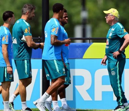 Seleção Brasileira inicia preparação para duelo contra a Noruega