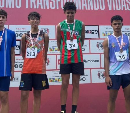 Atleta de Bataguassu assume vice-liderança nacional no salto em altura