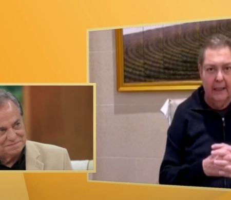 Em rara aparição na TV, Faustão manda recado para Ronie Von&nbsp;