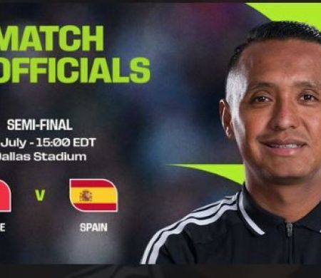 Definida a arbitragem de França e Espanha pela semifinal da Copa