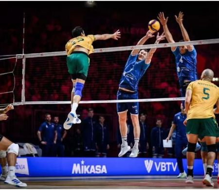 Brasil enfrenta os Estados Unidos pela VNL masculina nesta quinta