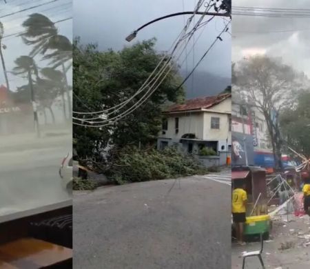 Vendaval provoca cinco mortes entre São Paulo e Rio de Janeiro
