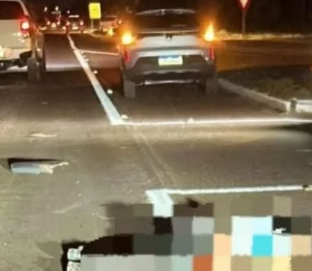 Homem é preso após atropelar e matar esposa na BR-463, em Ponta Porã