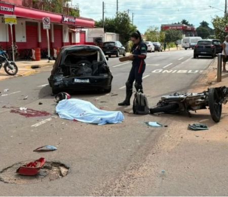 Acidente na Vila Olinda termina com motociclista morto e motorista preso