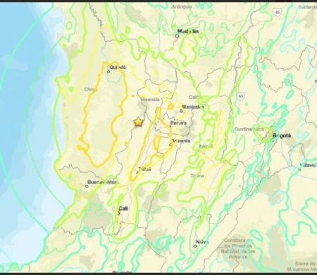 Abalo de 7,4 na Colômbia assusta moradores da capital Bogotá