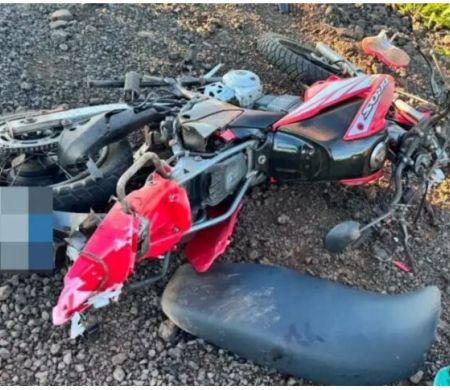 Acidente entre moto e caminhão na MS-376 mata mulher e fere piloto&nbsp;