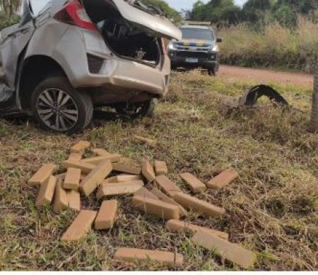 Morador de Ponta Porã morre após fugir da PRF com 445 kg de cocaína