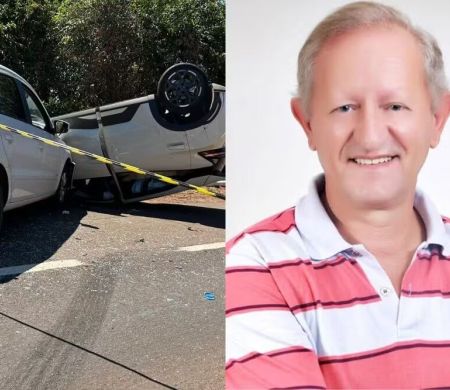 Carro capota após batida na BR-158 e delegado aposentado morre em MS