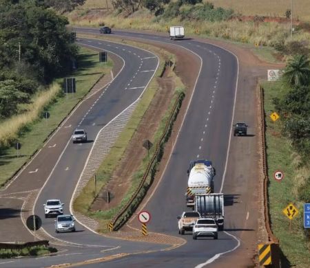 BR-163 terá teste de radar de velocidade média em Mato Grosso do Sul