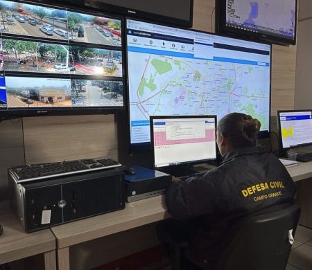 Campo Grande tem novo alerta para tempestade e ventos intensos