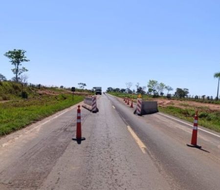 Caminhões são desviados da MS-040 e restrição pode durar até 60 dias