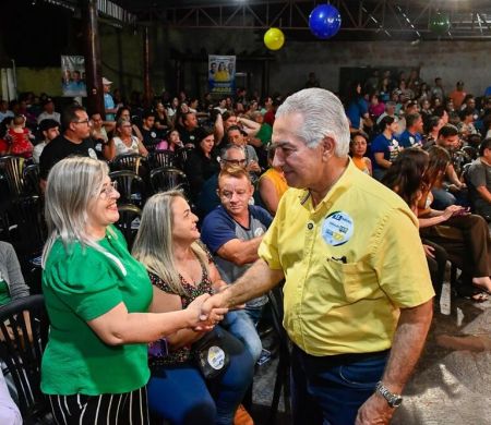 Reinaldo Azambuja reafirma compromissos com a população de Dourados