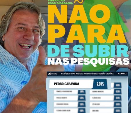 Caravina chama apoiadores para reta final e reforça mobilização pela reeleição