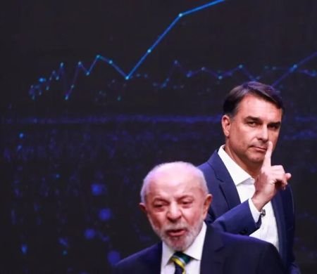 Flávio Bolsonaro tem 51% dos votos válidos contra 49% de Lula no 2º turno