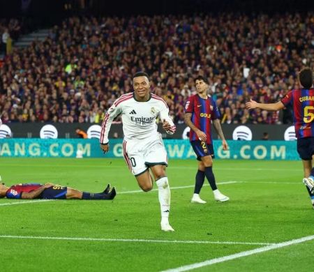 Mbappé chega a 100 gols pelo Real Madrid e decide clássico contra o Barcelona
